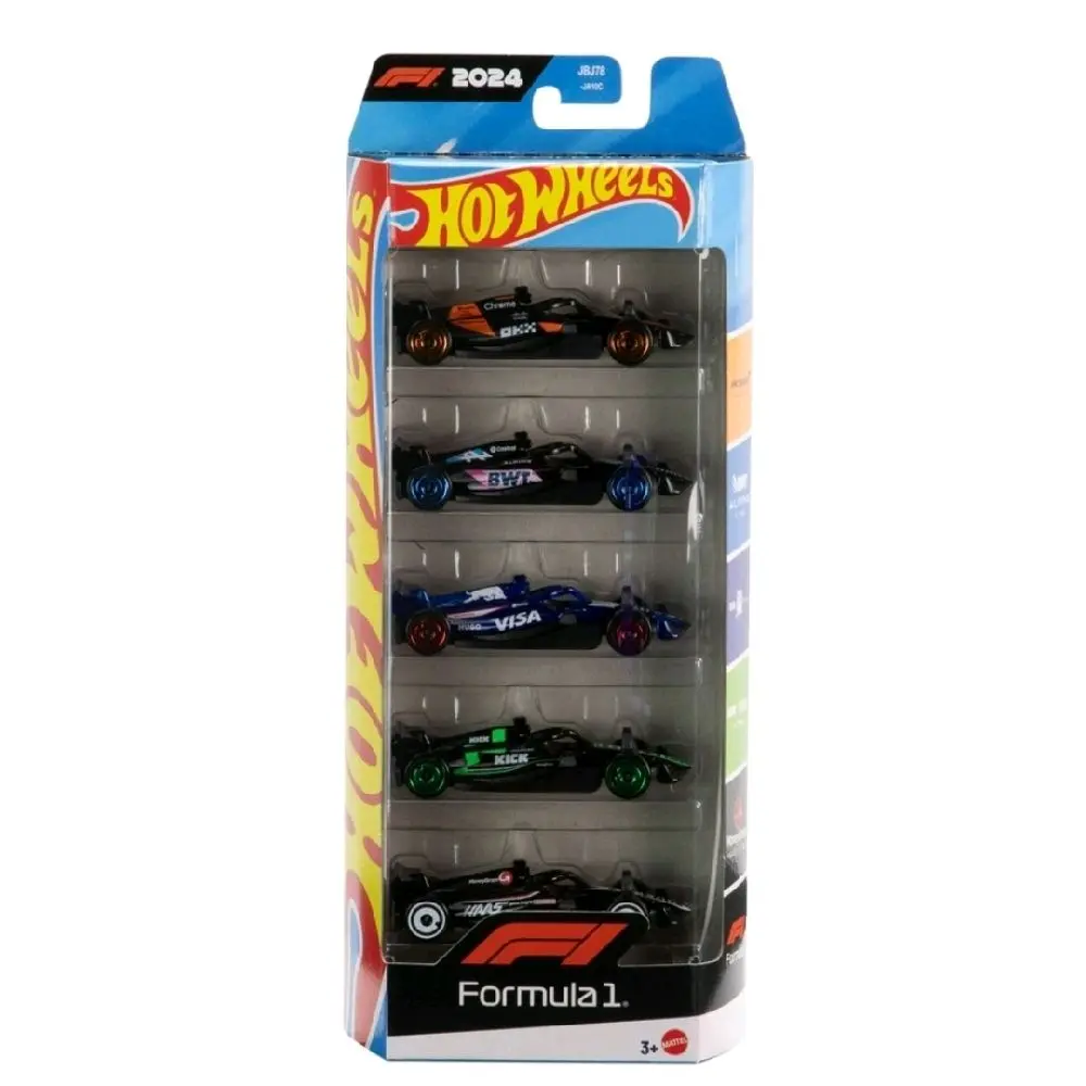 HOT WHEELS 5 PACK RACING CARS