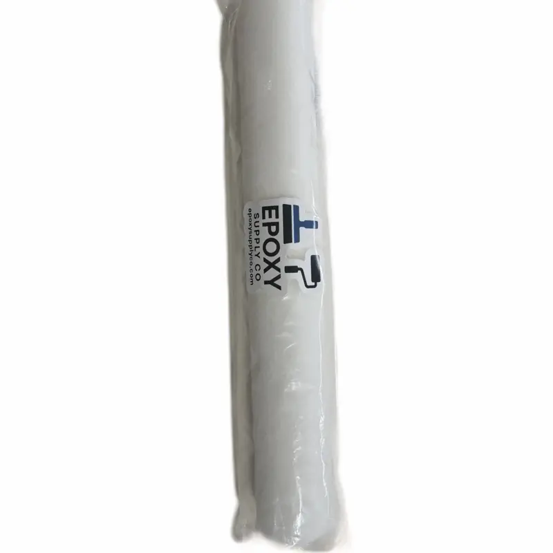 18" Floor Coating Roller 3/8th nap - Premium Cover for Epoxy Polyurea & Polyaspartic Coatings with Shed Resistant End Caps Included Durability Projects