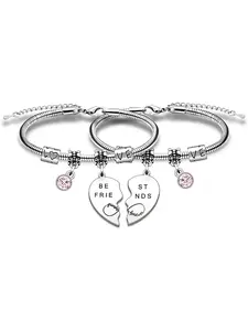 Sisters  Best Friend Matching Bracelet, Cute Stainless Steel Jewelry for Girls, Birthday & Christmas Gift Ideas, Fashion Accessories for Women & Girls
