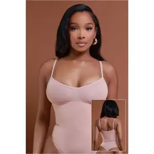 Seamless Sculpting Thong Body Shaper - Sand No.131