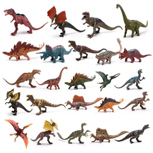 19pcs Simulation Dinosaur Animal Model Set, Animal Design Action Figure Set, Kids Model Toy for Home Decor, Educational Playset