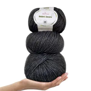 Chunky  Ombre Yarn, 3 Balls, 507 yds/420g - KnitPal Ombré-Encore Multi Colored Yarn for Knitting and Crocheting, Easy Care, Silky Soft, Great Definition, Fast Projects