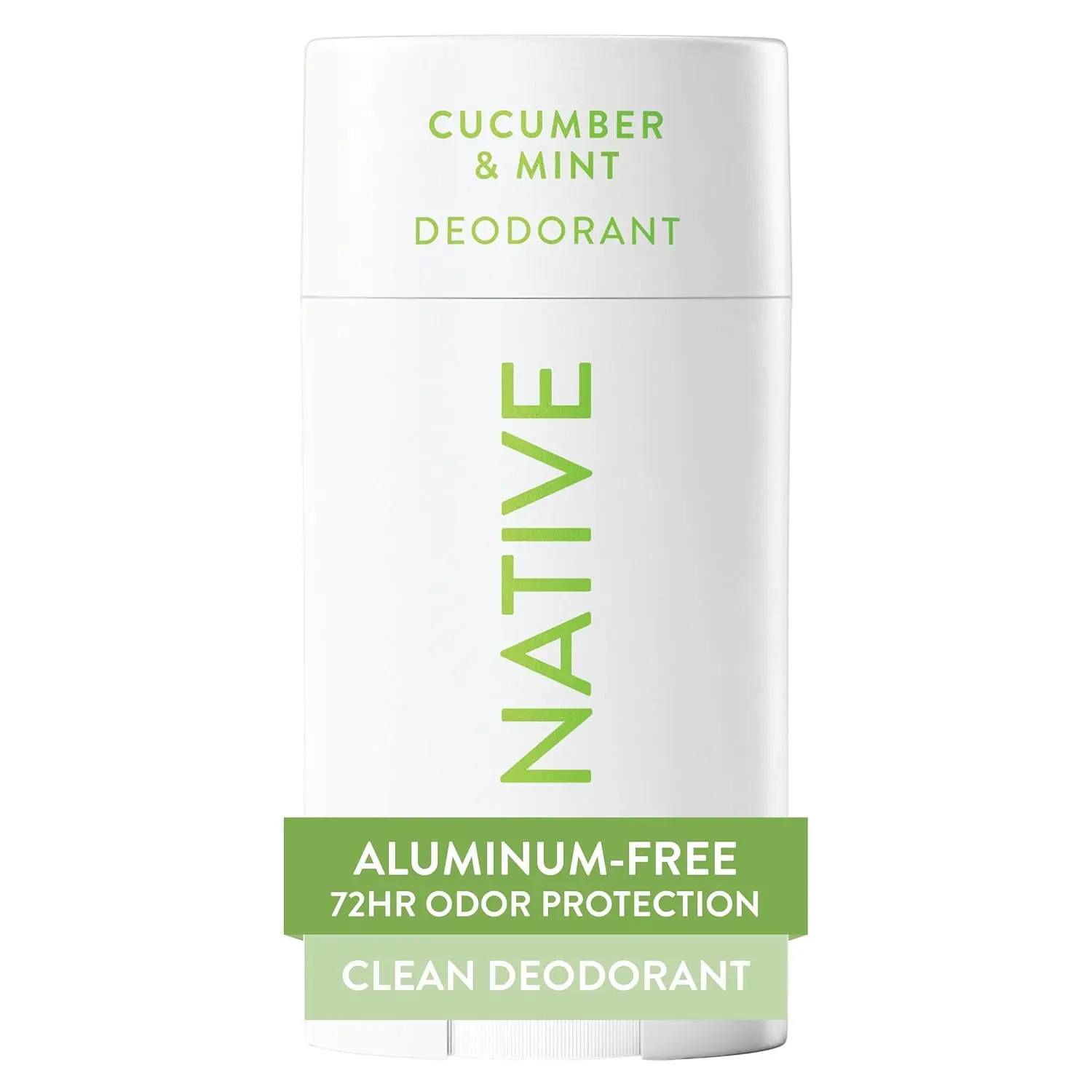 Native Deodorant Contains Naturally Derived Ingredients, 72 Hour Odor Control, Deodorant for Women and Men, Aluminum Free, Cucumber & Mint 2.65oz