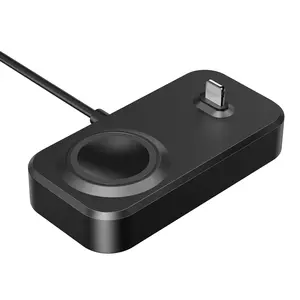 2-In-1 Smart Watch Charger Apple Watch & Earphone Charging Stand, Compatible with Apple AirPods 1/2/pro and Apple Watch Se/6/5/4/3/2/1 (44mm/42mm/40mm/38mm)