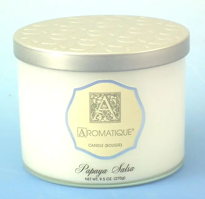 PAPAYA SALSA AROMATIQUE 9.5 oz Scented Jar Candle