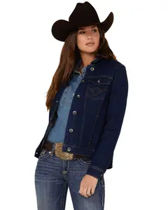 Rank 45 Women's 45&Reg; Signature Denim Pocket Stitch Rancher Jacket - Rwsp22o2