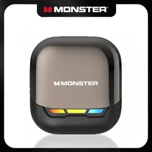 Monster XT05 Gaming  Wireless Earbuds Bluetooth 5.4 Earphones, Supports App Control In Ear Earbuds,Waterproof Wireless Earphones, Suitable for Office, Sports, Study and Audio Calls, Built in Microphone, Gaming Bluetooth Headphones smallest