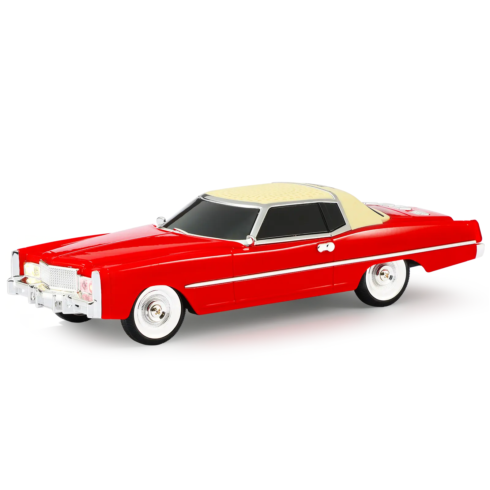 WSTER WS-1966 Portable Classic Luxury Sports Car Style Bluetooth Speaker, HD Audio TWS Stereo Loud Speaker, LED Light, FM Radio, USB-C, TF Card Playback, Built-In Microphone, Ideal Birthday Gift for Car Lovers, Speaker Bluetooth