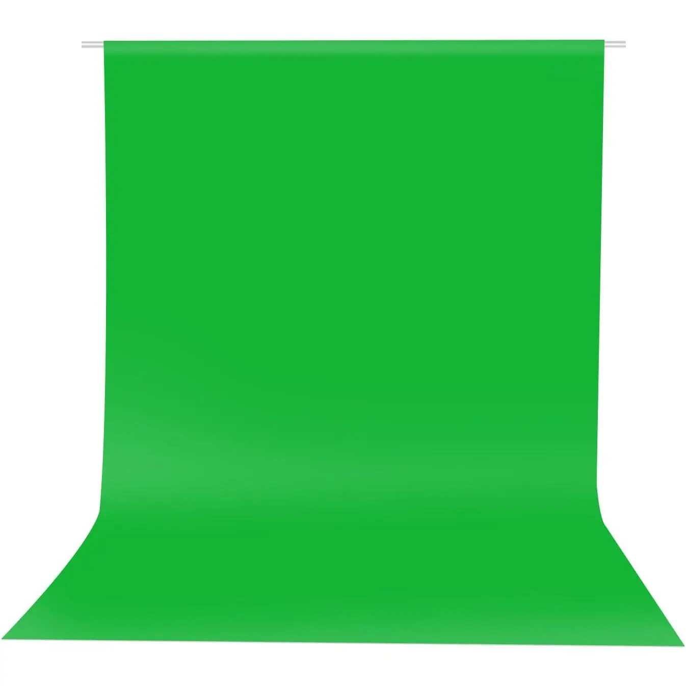 5x7 ft Green Screen Backdrop, Chroma Key Background Sheet for Photography Zoom Meeting Live Streaming Video Recording (Backdrop Only)