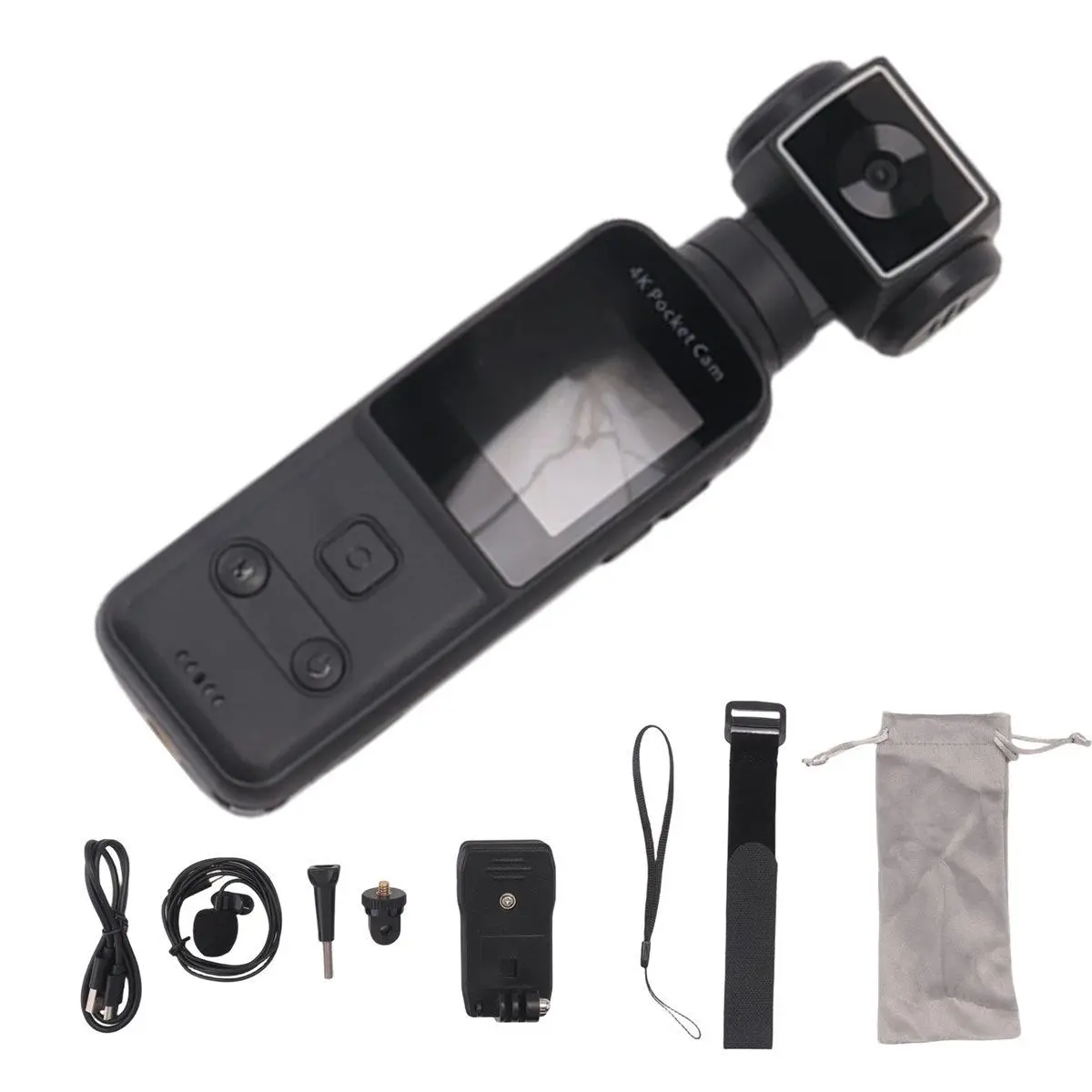 4K Pocket Digital Camera 1.33Inch Screen 270 Degrees Rotate Wifi Transmission Record Portable Sport Motion Camera