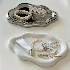 Irregular Cloud Storage Jewelry Tray, Perfect for Storing Aromatherapy Jewelry Watches, Unique Design Organizer, Jewelry Holder Organizer, Home Jewelry Organizer, Ideal Gift