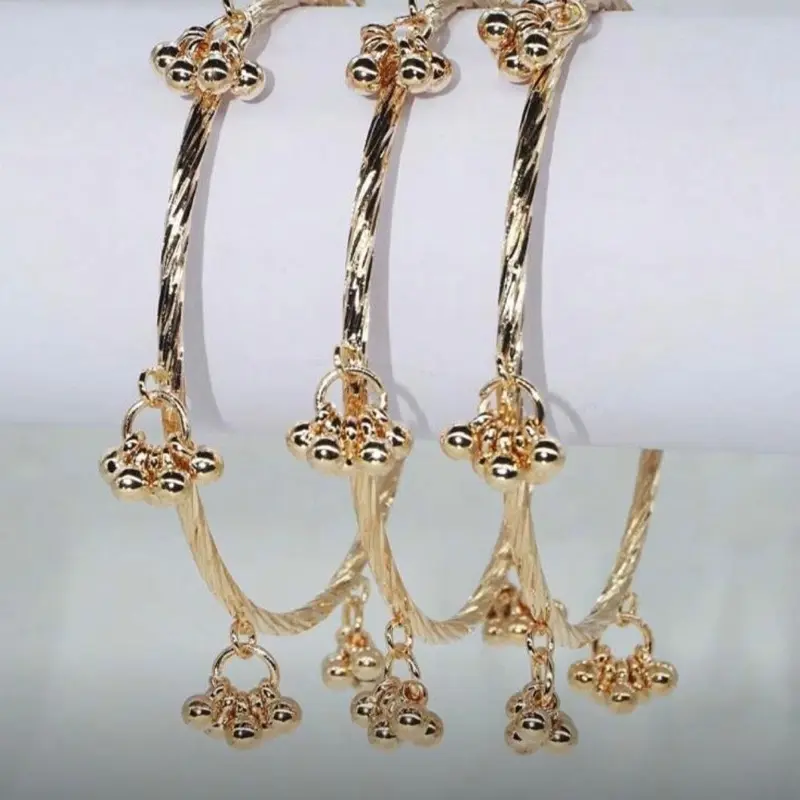 Indian Kashmiri Ghunghroo 3pcs Bangles for Women