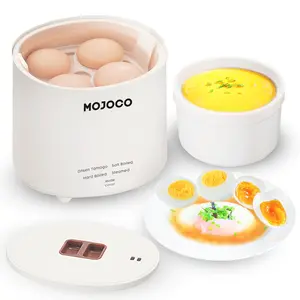 Mini Egg Cooker for Steamed, Hard Boiled, Soft Boiled Eggs and Onsen Tamago - Electric Egg Boiler