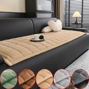 Modern Couch Cover, Sofa Couch Covers - Soft Sofa Protector, Plush Pet-Friendly Non-Slip Protector, Machine Washable, Durable Polyester, Suitable for 2-Seater, 3-Seater, Sectional Sofas, Ideal for Living Room Decor, Easy to Clean