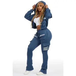 Natanya Navy Cargo Stacked Trackset