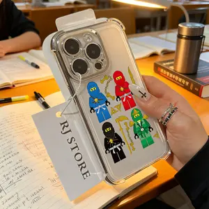 Game Ninjagos Protective Phone Case Suitable for iPhone 17 16e 16 15 14 13 12 11 Mini Pro Max Air X XR XSMAX 8 7 Plus Anti Fall Transparent Soft Back Cover