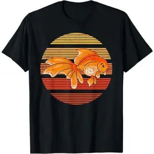 Goldfish Fish Lover Gift Vintage Retro Goldfish T-Shirt