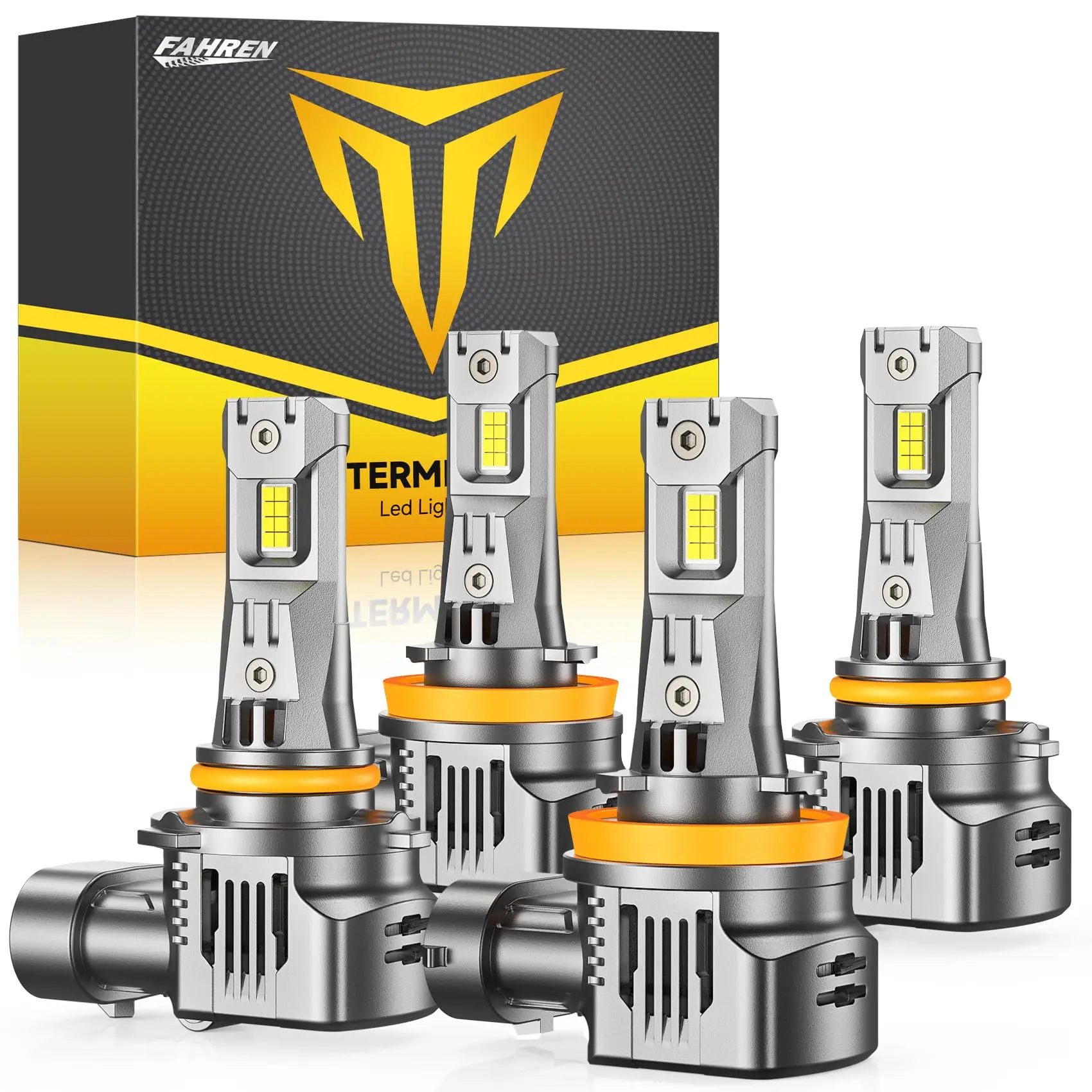FAHREN 9005/HB3 H11/H8/H9 Fog Lights Combo – Super Bright 80,000LM 1000% Brighter