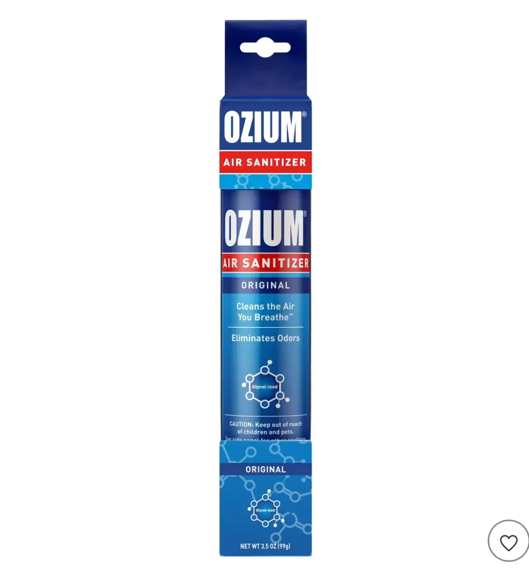 Ozium Original Air Sanitizer - Odor Spray for Oral Use - Cleans the Air You Breathe - Eliminates Odors - 3.1 oz Bottle