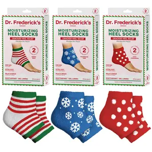 Limited Edition Moisturizing Summer Heel Socks - 3 Pairs