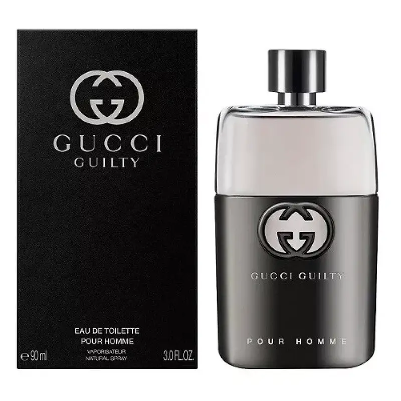 Gucci Guilty by Gucci Men's EDT Cologne - 3 oz / 1.6 oz Masculine Aromatic Citrus Woody EDT Perfume with Distinct Woody Aroma Natural Fragrance Base