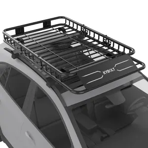【GARVEE】Spider Roof Rack Basket Rooftop Cargo Carrier in Multiple Sizes (64x39x6", 51x36x5", 49x36x5") with Extension, Black Finish, Universal Car Top Luggage Holder for SUVs and Cars