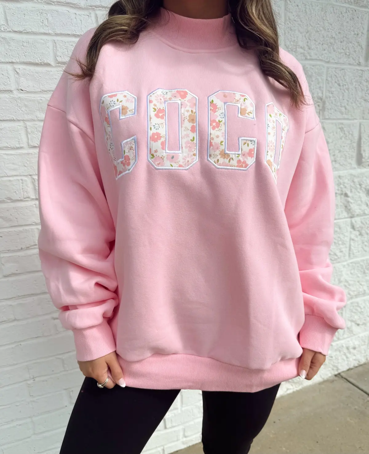 Coco Mock Neck Sweatshirt