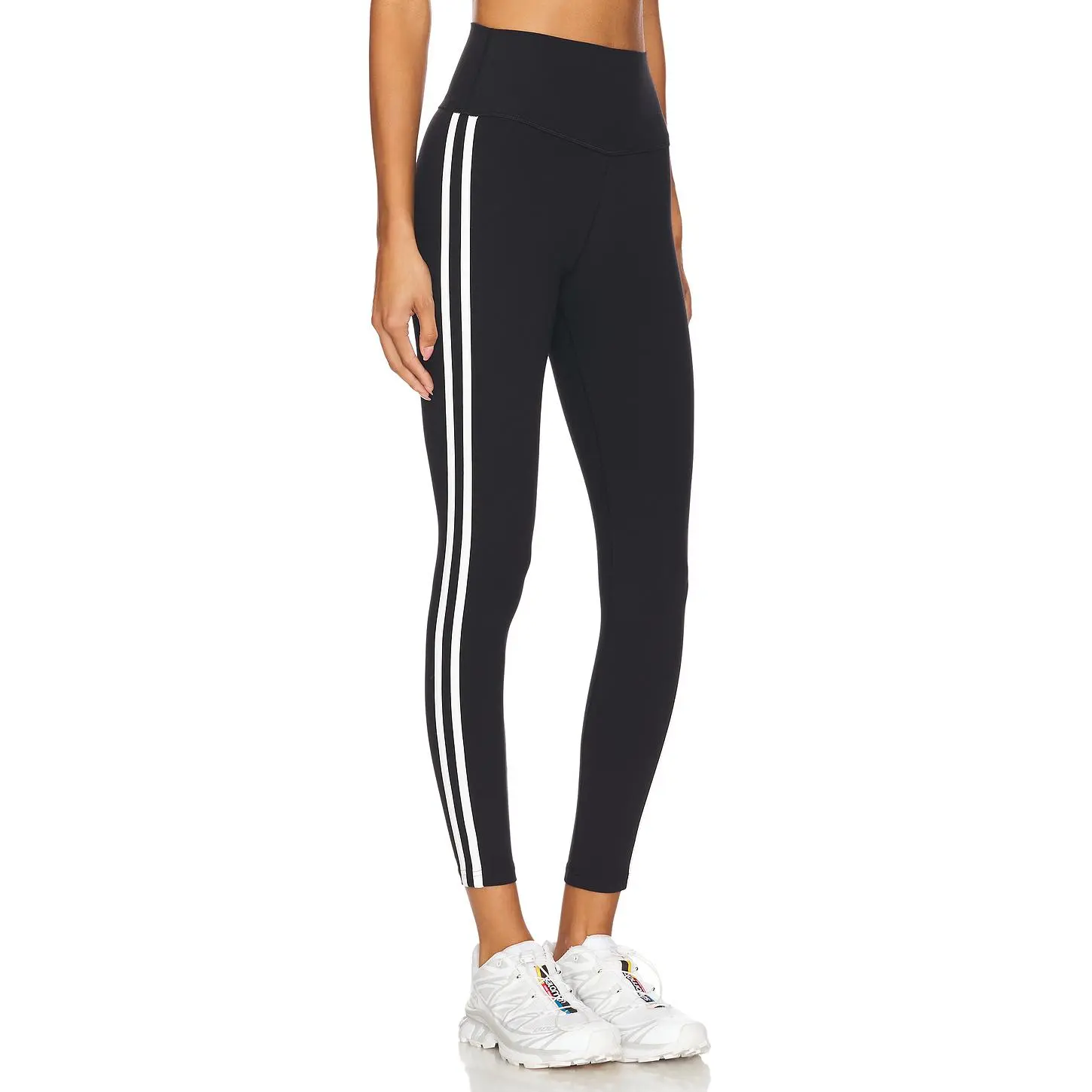 Splits59 Ella High Waist Airweight 7/8 Legging in Black & White