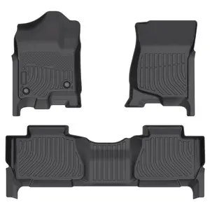 Depituu For Chevrolet Chevy Tahoe (Not for Hybrid) 2007-2014 Floor Mats & Cargo Liners, All Weather Floor Mats,Waterproof Anti-slip Durable Floor Mats Car Accessories Autos Protector Automotive,auto accessories,car essentials,car accessories,trunk