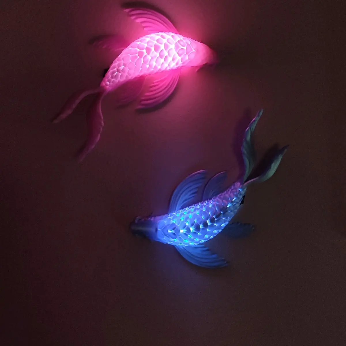 swimming koi themed wall lamps swimming koi themed wall lamps