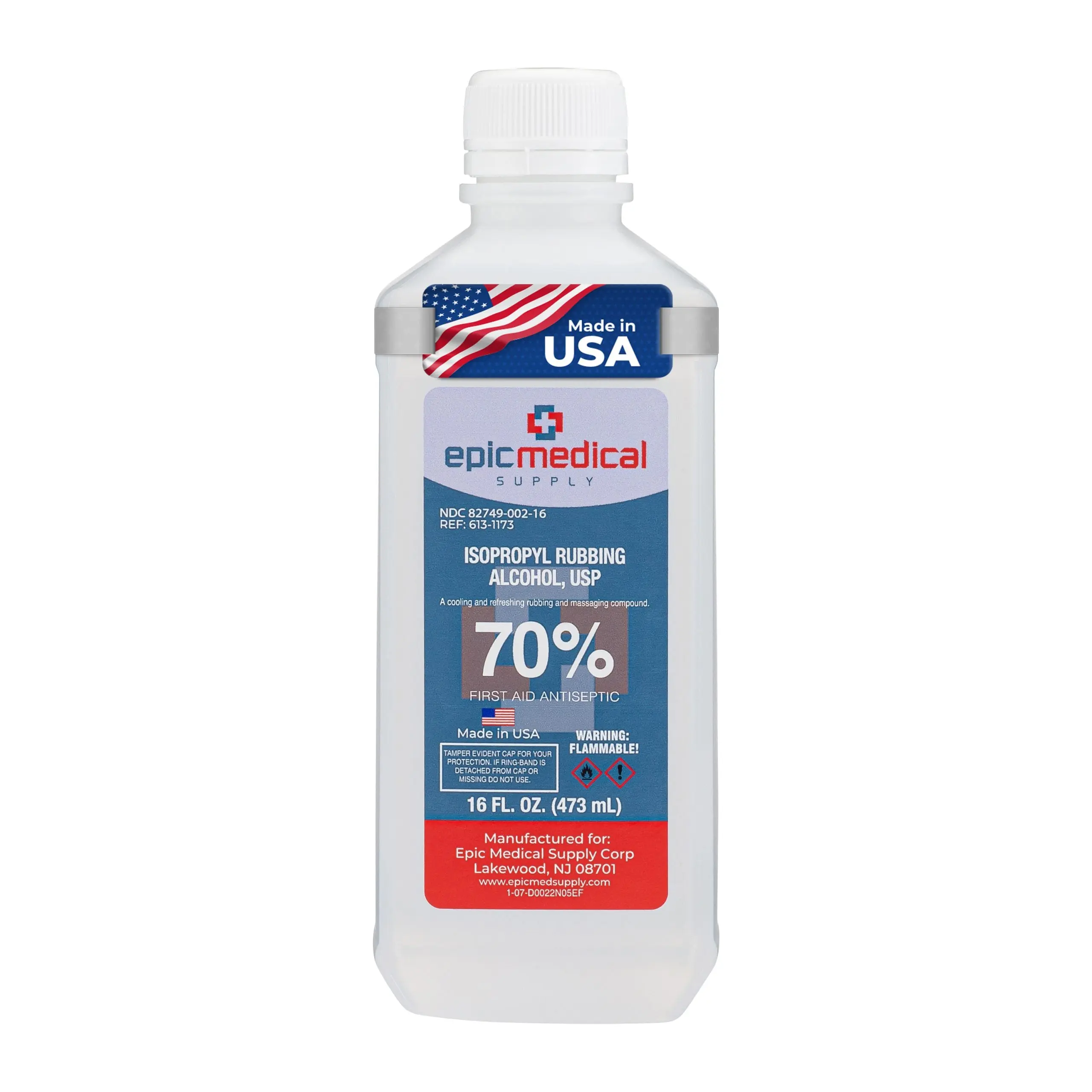 Isopropyl Rubbing Alcohol 70% USP 16 oz Isopropyl Rubbing Alcohol 70% USP 16 oz