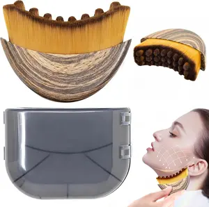 Lymphatic Drainage Face Brush – Reduce Facial Puffiness, Sculpt Jawline & Cheekbones, Relieve Muscle Tension, Enhance Skincare Absorption, Ergonomic Silicone Massager Tool