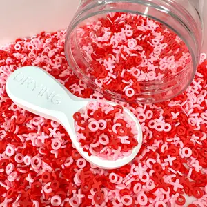 FAKE 5MM xoxo Letters, Valentine's Polymer Clay Sprinkle(NOT EDIBLE) D26-22