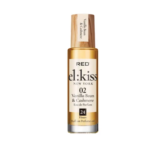 el:kiss New York Cozy Alcohol-Free Women's EDP Liquid Fragrance, 12ml Vanilla Bean & Cashmere Musk Eau de Parfum - 24-Hour Long-Lasting Scent