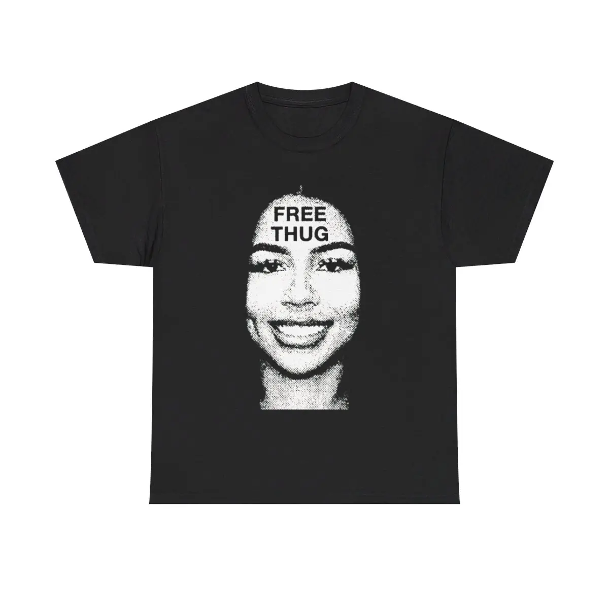 Vintage Free Thug Graphic T-Shirt Casual Classic Cotton Retro Top Comfy Tee Tshirt Streetwear Menswear Day
