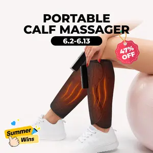 CINCOM Heated and Portable Leg Massager with Calf Airbags, Adjustable Modes and Intensity Levels for Enhanced Comfort – The Ideal Relaxation Gift for Loved Ones,summerwins