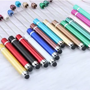 Set of 5, 10, 20 Plastic Touch Screen Multi-Function DIY Beaded Unique Pens, Random Colors, No Accessories Included