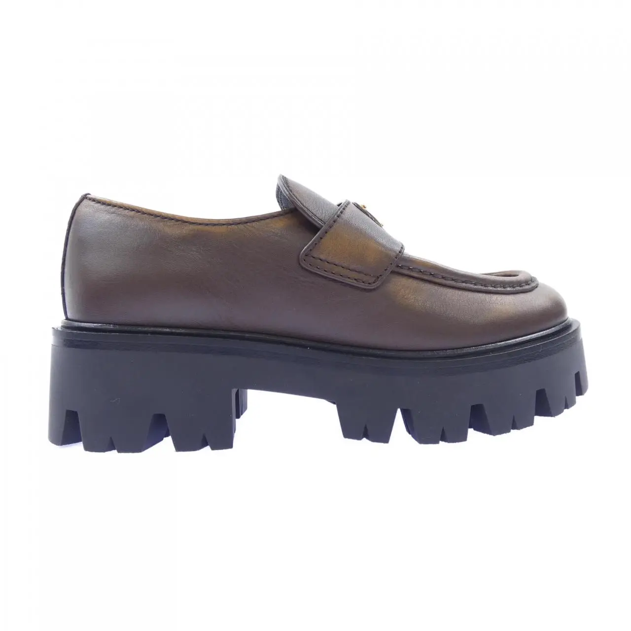 Pre-owned PRADA Calfskin Small Leather Goods Loafer Loafers
