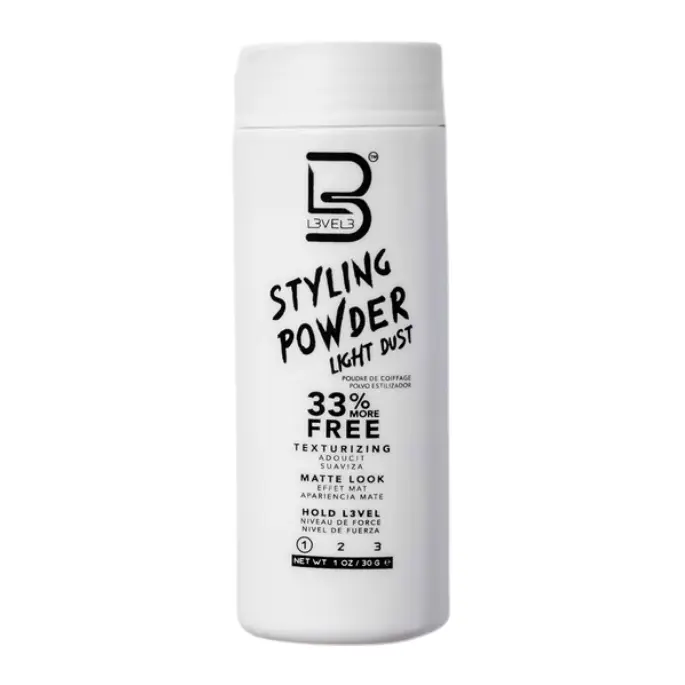 Level3 Lightweight Hair Styling Powder, Daily Fine Hair Volumizing Powder Product, 1oz, Powder Products
