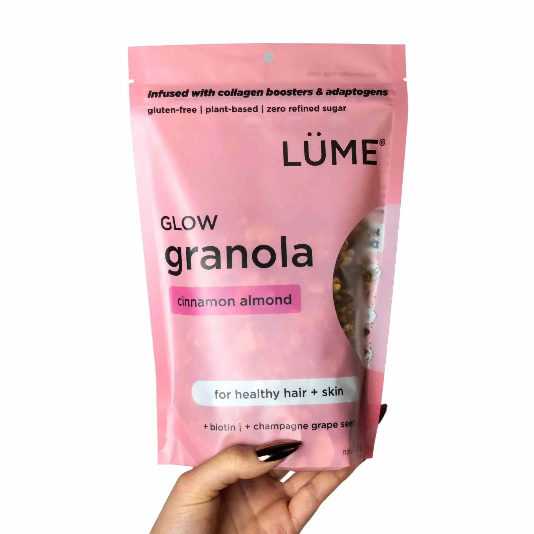 LÜME Glow - Cinnamon Almond Granola | Gluten-Free, No Seed Oils & Small Batch.