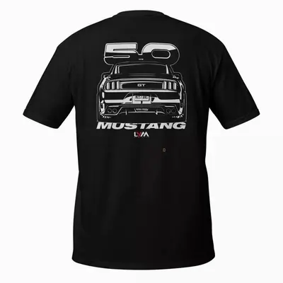 T-shirt Ford Mustang Retrò Classica USA Auto Officina Garage #002 - Foto 11