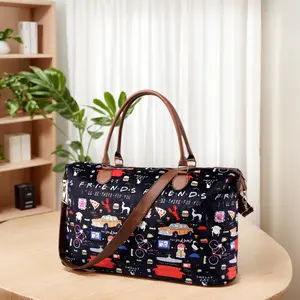 Friends TV Show Weekender Bags Extra Large, Travel Overnight Duffle Bag Lightweight, Personal Item travel bag women Western Sport Gym Bags Hospital Bag for Women
