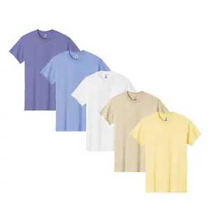 Gildan Heavy Cotton Unisex T-Shirts for Women & Men, Multi Pack Crew Neck Bulk Undershirts - 15 Different Colors