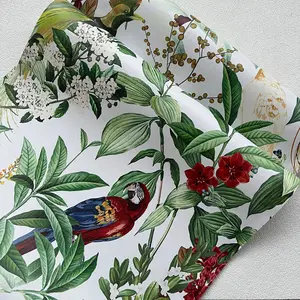 1-piece set of simulated green plant wall, flower self-adhesive wallpaper, Peel and stick wallpaper designs, KTV home decoration building materials, background wall, bedroom stickers, renovation stickers, PVC wallpaper, household items