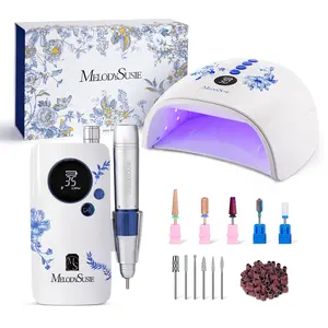 MelodySusie SM200F Plus Nail Drill Art Design Gift Box, for Nail Care, Rechargeable Lightweight 35000RPM Manicure