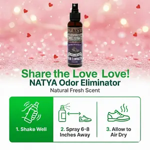 NATAY Shoe Deodorizer Spray - Valentine's Day Gift for Her, Natural Fresh Scent, Bio-Enzymatic Formula, Practical Luxury, Self-Care Essential