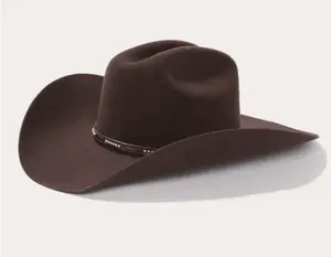 Stetson 4X Quality Wool Llano Chocolate Western Cowboy Hat SWLLNO-7242-22-67