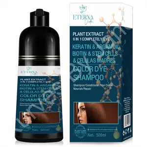 Blue ETERNA VIDA 6-1 Hair Dye Shampoo for both Men & Women Haircare