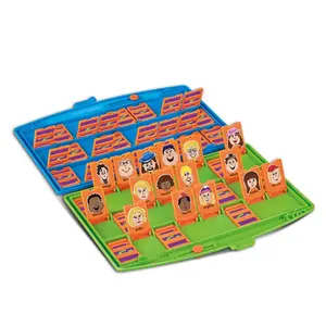 Guess Who Logic Puzzle Children Desktop Game Character, He Is Who I Am Interactive Parent-Child Educational Toy Family Board Games, Model Xinghao 707-B7