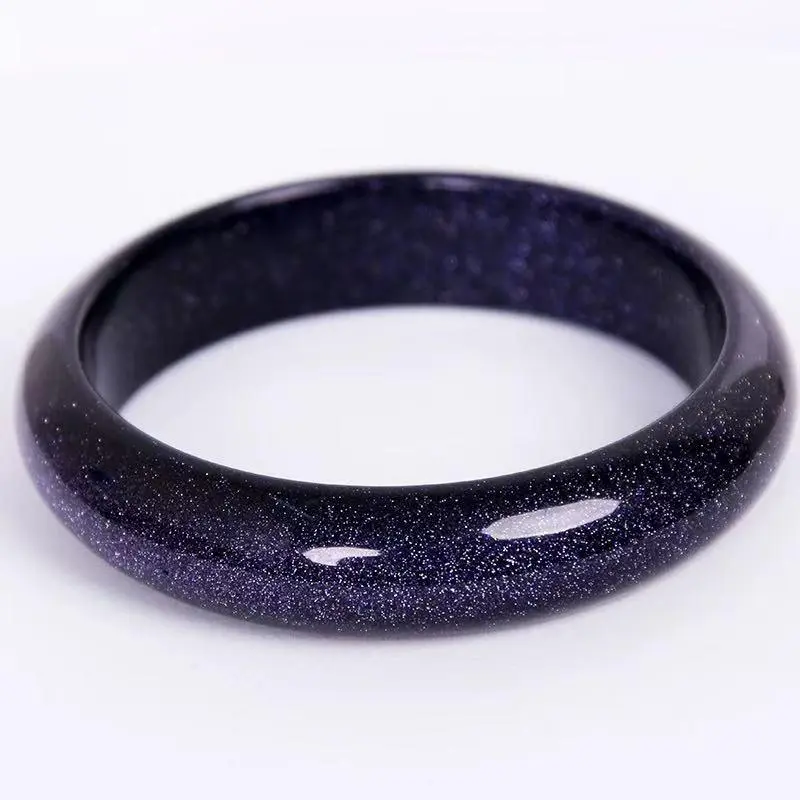 Blue Sand Stone Bangle, Blue Bangle, Please Pick Color and Size in Our live Stream Room